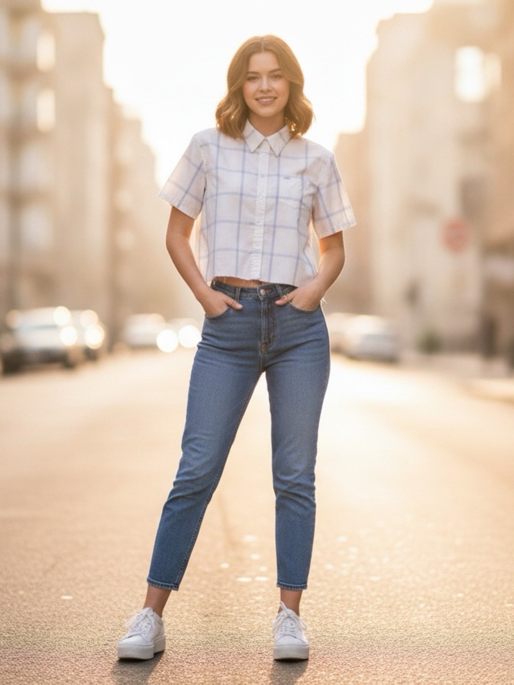 Vintage Vans 1970s crop